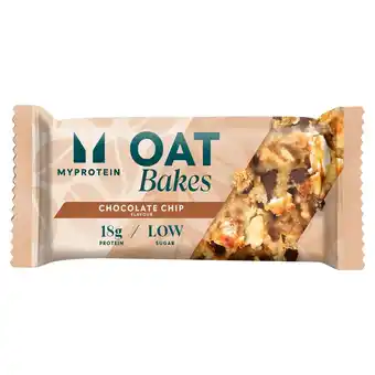 Morrisons Myprotein Oat Bakes Chocolate Chip Flavour 75g offer