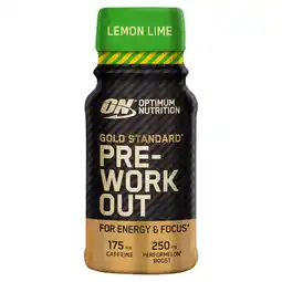 Morrisons Optimum Nutrition Pre Workout Shot Lemon Lime offer