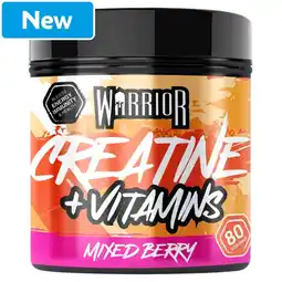 Morrisons Warrior Creatine Plus Vitamins Mixed Berry offer