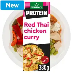 Morrisons Morrisons Protein Red Thai Chicken Curry 380g offer