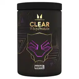 Morrisons Myprotein Clear Whey Isolate Marvel Black Panter offer