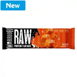 Morrisons Warrior Raw Protein Flapjack Salted Caramel 75g offer