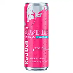 Morrisons Red Bull Summer Edition White Peach 2025 355ml offer