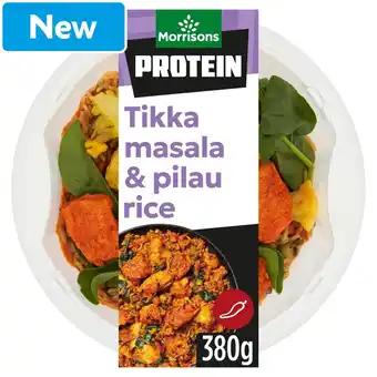 Morrisons Morrisons Protein Chicken Tikka Masala & Pilau Rice 380g offer