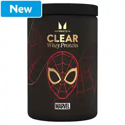Morrisons Myprotein Clear Whey Isolate Marvel Spider Man offer