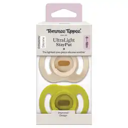 Morrisons Tommee Tippee Ultra-Light Stayput Soother 6-18 Months offer