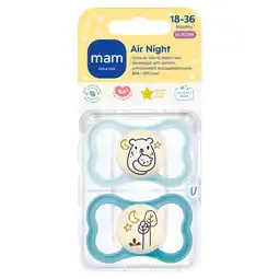 Morrisons MAM Air Night 18-36m Months 2pk offer