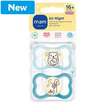 Morrisons MAM Air Night 18-36m Months 2pk offer