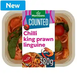 Morrisons Morrisons Calorie Counted King Prawn Linguine 380g offer