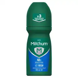 Tesco Mitchum Ice Fresh Roll On100ml offer