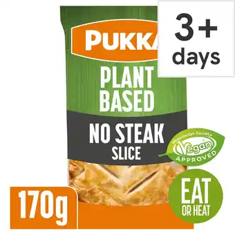 Tesco Pukka Vegan No Steak Slice 170g offer