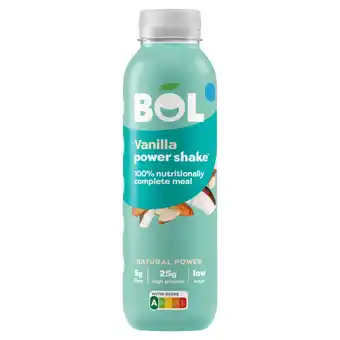 Tesco BOL Vanilla Power Shake 410g offer