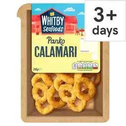 Tesco Whitby Seafoods Panko Calamari 200g offer