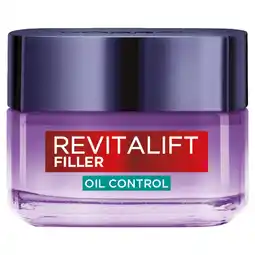 Tesco L'Oreal Paris Revitalift Filler Oil Control Hyaluronic Gel-Cream 50ml offer