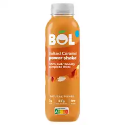 Tesco BOL Power Shake - Salted Caramel 410g offer