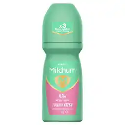 Tesco Mitchum Powder Fresh Roll On100ml offer