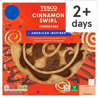 Tesco Tesco CinnaSwirl Cheesecake 500g offer
