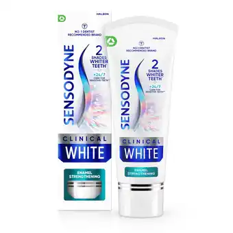Tesco Sensodyne Clinical White Enamel Strengthening Toothpaste 75ml offer