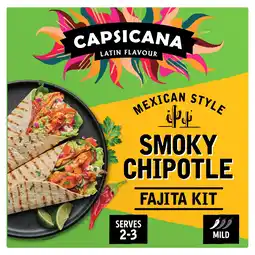 Tesco Capsicana Mexican Smoky Chipotle Fajita Kit 335g offer