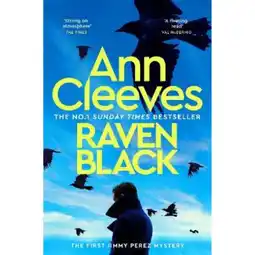 Asda Paperback Raven Black by Ann Cleeves offer