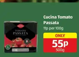 Aldi Cucina Tomato Passata offer