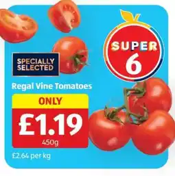 Aldi Regal Vine Tomatoes offer