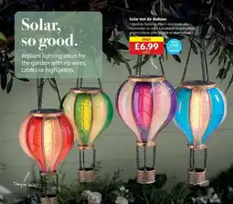 Aldi Solar Hot Air Balloon offer