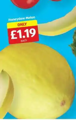 Aldi Honeydew Melon offer