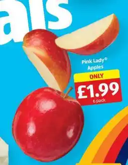Aldi Pink Lady Apples offer