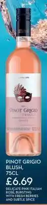 Aldi Pinot Grigio Blush, 75cl offer