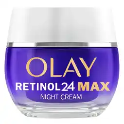 Tesco Olay Retinol24 MAX Refillable Night Cream 50ml offer