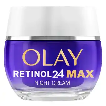 Tesco Olay Retinol24 MAX Refillable Night Cream 50ml offer