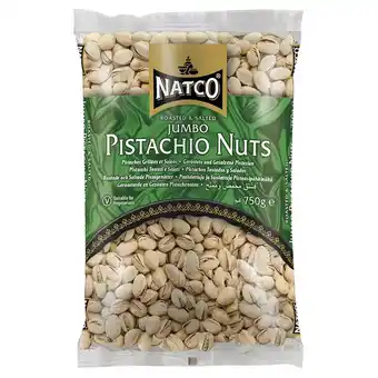 Tesco Natco Roasted & Salted Jumbo Pistachio Nuts 750g offer