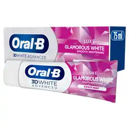 Tesco Oral-B 3D White Luxe Sweet Mint Toothpaste 75Ml offer