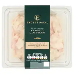 Asda Exceptional by ASDA Classic Coleslaw 300g offer