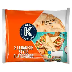 Asda Deli Kitchen 2 Lebanese Style Flatbreads offer