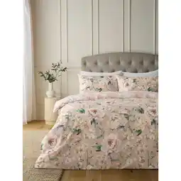 Asda George Home Pink Oriental Floral Duvet Set - Double offer