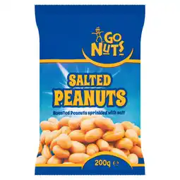 Iceland Go Nuts Salted Peanuts 160g offer