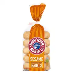 Iceland New York Bakery Co. 5 Sesame Bagels Fresher for Longer 425g offer