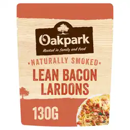 Iceland Oakpark Naturally Smoked Lean Bacon Lardons 130g offer