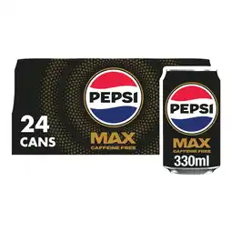 Morrisons Pepsi Max No Caffeine 24x330ml offer