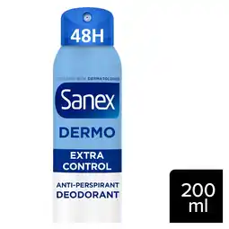 Tesco Sanex Dermo Extra Control 48 Hr Antiperspirant Deodorant 200ml offer