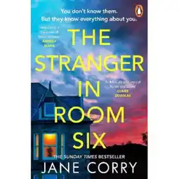 Asda Paperback The Stranger in Room Six by Jane Corry offer