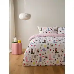Asda George Home Cowboy Graphic Easycare Reversible Duvet Set - King offer