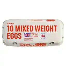 Iceland Iceland 10 Mixed Weight Eggs offer