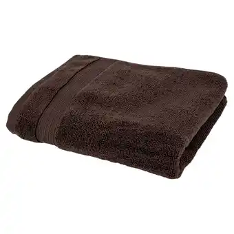 Tesco F&F Home Dark Brown Supersoft Cotton Bath Sheet Towel offer