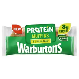 Morrisons Warburtons Protein Muffins 4 Pack offer