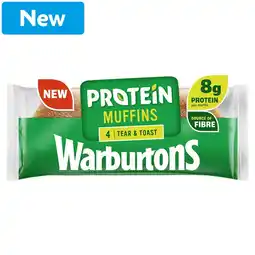 Morrisons Warburtons Protein Muffins 4 Pack offer
