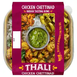 Morrisons Tuk In Foods Thali Chicken Chettinad Indian Tasting Bowl 420g offer