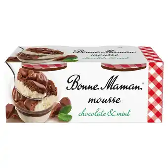 Morrisons Bonne Maman Chocolate & Mint Mousse 2 x 140g offer